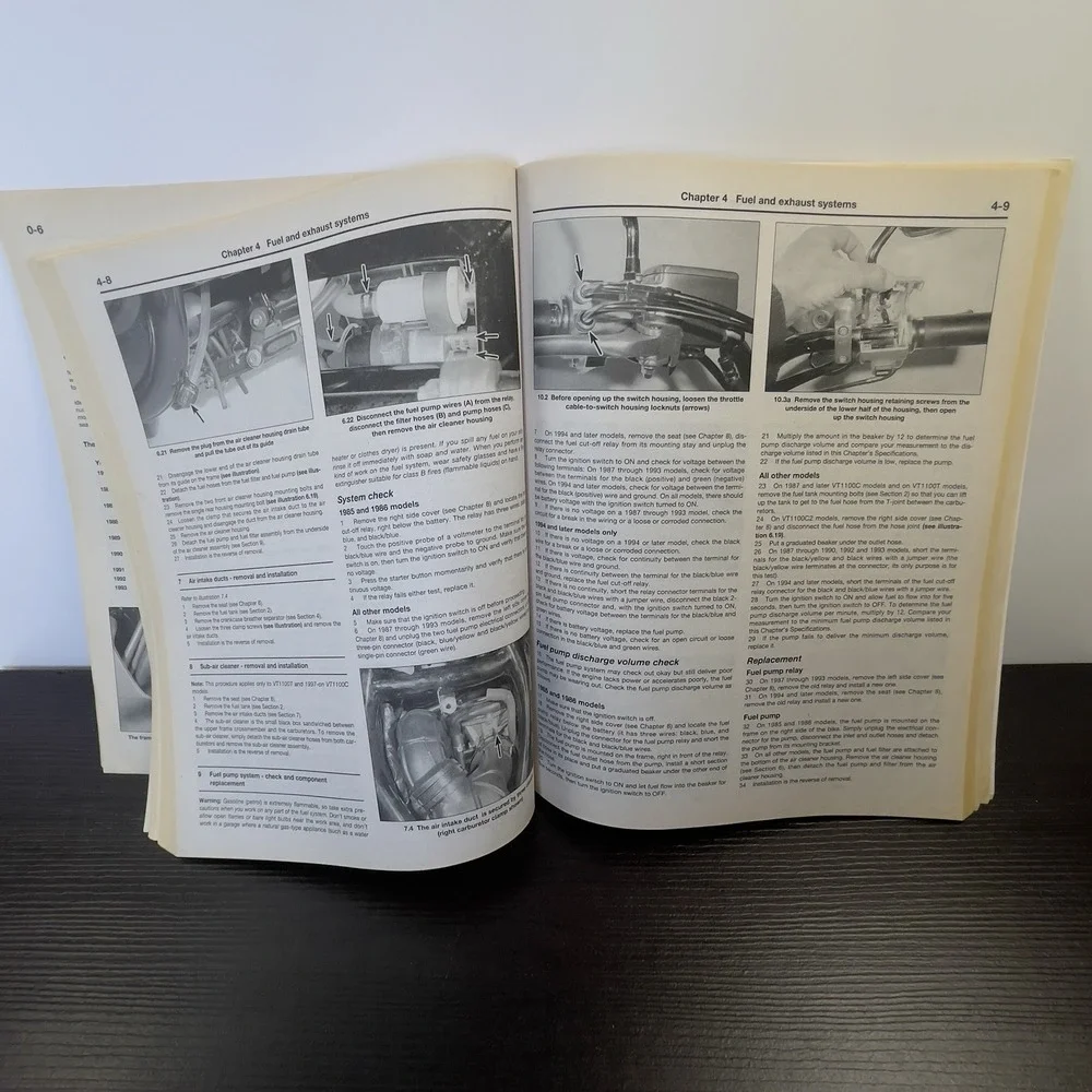Haynes‎ Honda Shadow VT1100 Owners Workshop Manual 1985 thru 1998 1100cc PB 1999